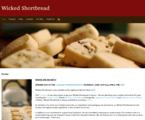 wickedshortbread.com: Wicked Shortbread
Shortbread Cookies made in Caledon Ontario