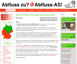 abfluss-as-allianz.de: Abfluss-AS in Dresden, Frankfurt, Mannheim, Saarbrücken
rohrreinigung, dichtheitsprüfung, Rückstausicherung, Hebeanlage, Rigole, frankfurt, mannheim, saarbrücken, dresden