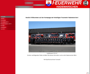 feuerwehr-hademarschen.info: Freiwillige Feuerwehr Hademarschen
Homepage der Feuerwehr Hademarschen