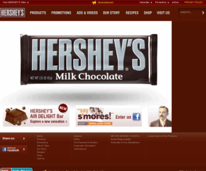 greatamericancandy.com: HERSHEY'S | HERSHEY'S Chocolate Products, Recipes, Nutrition
Discover everything HERSHEY'S!  Candy bars and chocolates, dessert recipes, baking, nutrition information and more!