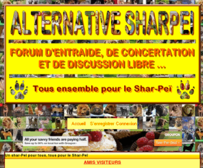 alternative-sharpei.org: Tous ensemble pour le Shar-Peï
Entraide et concertation. Tous ensemble pour le Shar-Peï