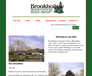 brookhollowrvpark.com: Brookhollow - Stay Awhile.
Brookhollow - Come stay with us. An RV Park in a quiet country atmosphere, yet close to town and the highway.