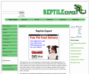 exotic-pets.eu: Reptile Expert - Reptiles as pets. Species profiles, captive care sheets, breeding live food, plus more.
On exotic pets you will find information on hundreds of exotic pet species, care sheets, live food culture guides, information on exotic pet related DIY projects, a forum and so much more!