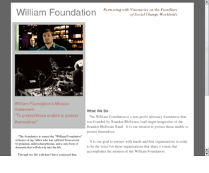 williamfoundation.org: William Foundation
A non-profit advocacy organization.