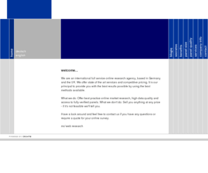 create34.com: mo’web research
mo'web GmbH is an international full service online research agency, offering online panels from all important european and international markets.