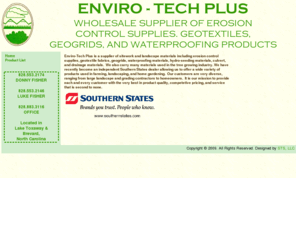 envirotechplusnc.info: Home
Enviro-Tech Plus Wholesale supplier of erosion control supplies Geotextiles geogrids and waterproofing products