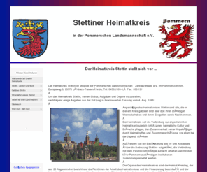 stettin-heimatkreis.de: Willkommen beim Heimatkreis Stettin
Der Heimatkreis Stettin der Pommerschen Landsmannschaft stellt auf der neuen Website seine Arbeit vor.