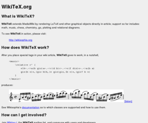 wikitex.org: WikiTeX.org
