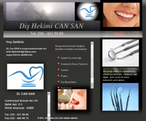 dtcansan.com: Dt. CAN SAN
Diş Hekimi Can SAN Web Sayfası