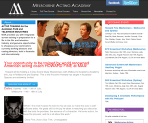 melbourneactingacademy.com.au: Melbourne Acting Academy | Home
Melbourne Acting Academy