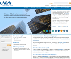 unum-us.com: Unum Disability, Life and Long Term Care Insurance
 Unum is a Fortune 500 company that provides long term and short term disability, group life and long term care insurance for more than 100,000 companies and 25 million people.