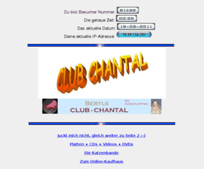 club-chantal.com: Bertl - Club-Chantal (Norbert Seitz)
Musik;Filme;Chantal-Mailingliste