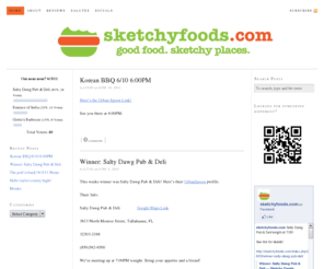 sketchyfoods.com: Sketchy Foods — Sketchy since 2010
Sketchy since 2010