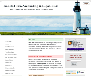 ironcladfinancial.com: Hiram, GA Accounting / Ironclad Tax Accounting, LLC
Ironclad Tax Accounting, LLC is a full service tax and accounting firm located in Hiram, GA