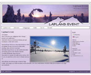 laplandevent.com: Lapland Event
Lapland Event Tourism and travel organizer, Adventure tourism northern europe.