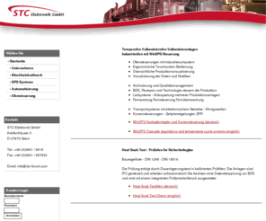 stc-media.de: STC Elektronik GmbH - Industrieofen mit WinSPS Steuerung
STC Elektronik GmbH Industrieofen mit WinSPS Steuerung, SPS, Automaten, Regelungen