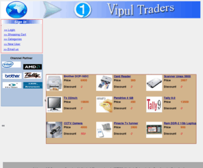 vipultraders.com: Welcome to vipul traders. Website for Online Shopping.Computers , Mobiles , Computer Periphereals and Many More.Computers, Laptops.
