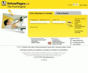 yellowpages.ca: YellowPages.ca™ - Canada’s Leading Business Directory Brand, Yellow Pages™
