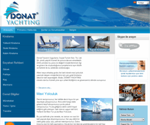 donatyachting.com: Donat Yachting: Yat Kiralama, Gulet Kiralama ve Kabin Kiralama Hizmetleri
Donat Yachting, Mürettebatlı ve mürettebatsız yat kiralama, gulet kiralama, kabin kiralama hizmetleri vermektedir.