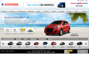 marutigoasaiservice.com: Maruti Suzuki Dealer Goa - Sai Service Station Ltd - Goa
Sai Service Station Ltd - Goa is one of the largest Maruti Suzuki car dealers in Goa. Buy Maruti Suzuki cars from Sai Service Station Ltd - Goa in Goa.