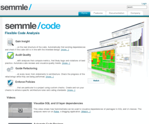 semmlecode.biz: SemmleCode: Flexible Code Analysis
Automatic software analysis to assess, improve and monitor software quality.