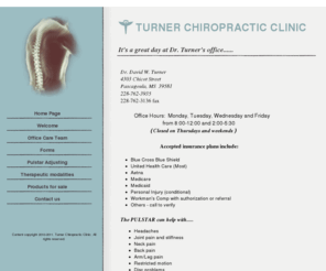 turnerchiroclinic.com: Turner Chiropractic Clinic Home Page
See our home page and see the latest advancements in chiropractic technology.