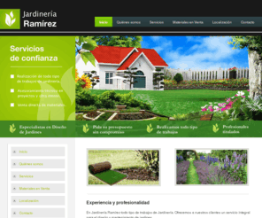 jardineriaramirez.com: Jardinería Ramírez
Servicios especializados de jardineria para Sevilla. Experiencia y profesionalidad. Presupuestos sin compromiso.