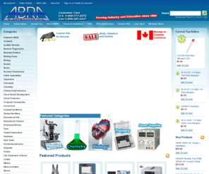 abra-electronics.com: ABRA Electronics
ABRA is a distributor of Educational Kits, Electronic Components, Test Instruments, Science Supplies, Physics products, Laboratory Supplies, Chemistry and Biology Supplies