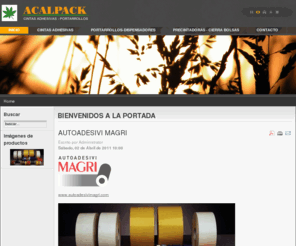 acalpack.com: Bienvenidos a la portada
Joomla! - el motor de portales dinámicos y sistema de administración de contenidos