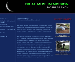 bilalmoshi.com: Bilal Muslim Mission Moshi Branch
Bilal Muslim Mission Moshi Branch