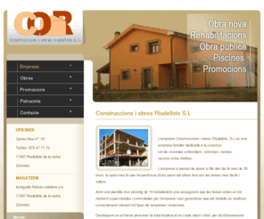 ciobresriudellots.es: Construccions i Obres Riudellots S.L.
