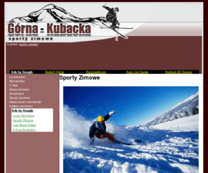 gorna-kubacka.pl: sporty zimowe - sporty zimowe
Sporty Zimowe       Witamy na stronie poświęconej sportom zimowym! Znajdziecie tu opisy wszystkich najpopularniejszych dyscyplin uprawianych o tej porze roku. Mimo, że sporty zimowe uprawiane przy mrozie, wietrze i opadach śniegu narciarstwo,