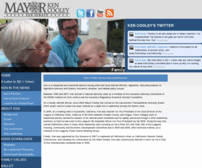 kencooley.com: Ken Cooley for Senate 2010
 Information about Mayor Ken Cooley for Senate 2010 in California.