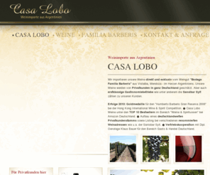 martinwilliamwolf.com: Casa Lobo - Weinimporte aus Argentinien
