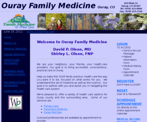 ouraymed.net: Ouray Family Medicine
Ouray Family Medicine