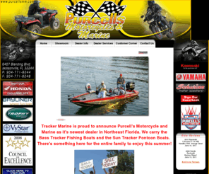 purcellskawasaki.com: Honda Yamaha Kawasaki Bayliner Polaris Schwinn Trophy Motorcycle ATV Scooter Boat Watercraft dealer in Jacksonville Florida,  Orange Park Florida, Macclenny Florida, Green Cove Springs Florida, Yulee Florida,  Purcell
