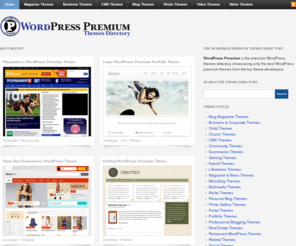 wordpresspremium.com: Premium WordPress Themes - Directory of 700+ Premium Themes
Premium WordPress themes directory showcasing only the best WordPress premium themes from the top theme developers.