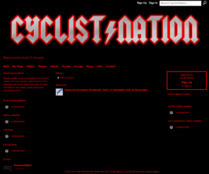 cyclistnation.com: Cyclist Nation - Where Cyclists Come To Socialize
Cyclist Nation is a Ning Network