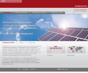 globesoltec.info: Globesoltec
Globesoltec realisiert Solar Projekte und Solar Technologie mit einem hohen technischen Anspruch.