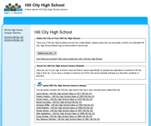 hillcityhighschool.org: Hill City High School
Hill City High School is a high school website for alumni. Hill City High provides school news, reunion and graduation information, alumni listings and more for former students and faculty of Hill City High School