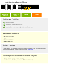 ite29.fr: Isolation Thermique Extérieure - ITE29 - Finistère - Quimper
Isolation extérieure - Finistère - Quimper