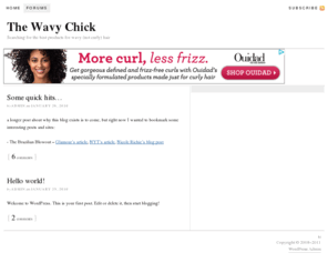 wavychick.com: The Wavy Chick — Searching for the best products for wavy (not curly) hair
Searching for the best products for wavy (not curly) hair