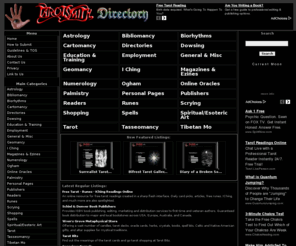 divination-links.com: Tarotsmith Divination Directory
A divination directory with links to all kinds of spirituality websites - Tarot, astrology, reiki, online oracles, psychics, and other related subjects.