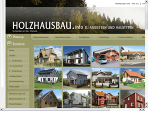 holzhausinfo.com: Holzhaus Holzrahmenbau Fachwerkhaus Blockhaus
Holzhaushersteller und Informationen zum Holzhausbau