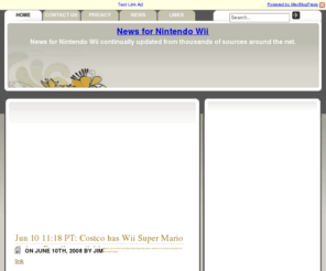 newsfornintendowii.com: News For Nintendo Wii
News for Nintendo Wii continually updated from thousands of sources around the net.