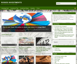 rosiesinvestments.com: Rosies Investments
Rosies Investment.  The home of news, tips and articles on investing.