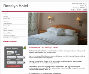 rosslynhotel.co.uk: The Rosslyn Hotel, Falmouth, Cornwall
The Rosslyn Hotel, Falmouth, Cornwall