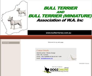 bullterrierwa.com: Bull Terrier and Bull Terrier (Miniature) Association Of W.A.
My web site