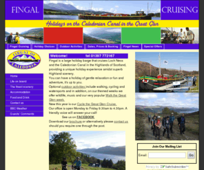 caledonian-discovery.co.uk: Caledonian Canal Holiday Cruises with Activities
Come onboard Fingal, a holiday barge, cruise the Caledonian Canal, in Highlands of Scotland. Ensuite cabins, great food. Book on-line. Walk the Great Glen Way, cycle, canoe, sail or relax.