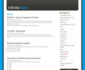 infiniteadds.org: InfiniteAdds.com | Get thousands of new myspace friends and become famous at InfiniteAdds!
Get Thousands of myspace friends today! InfiniteAdds.com will get you thousands of myspace adds!